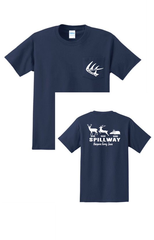 DRINK DRANK DRUNK SPILLWAY POCKET AND LONG SLEEVE T SHIRTS