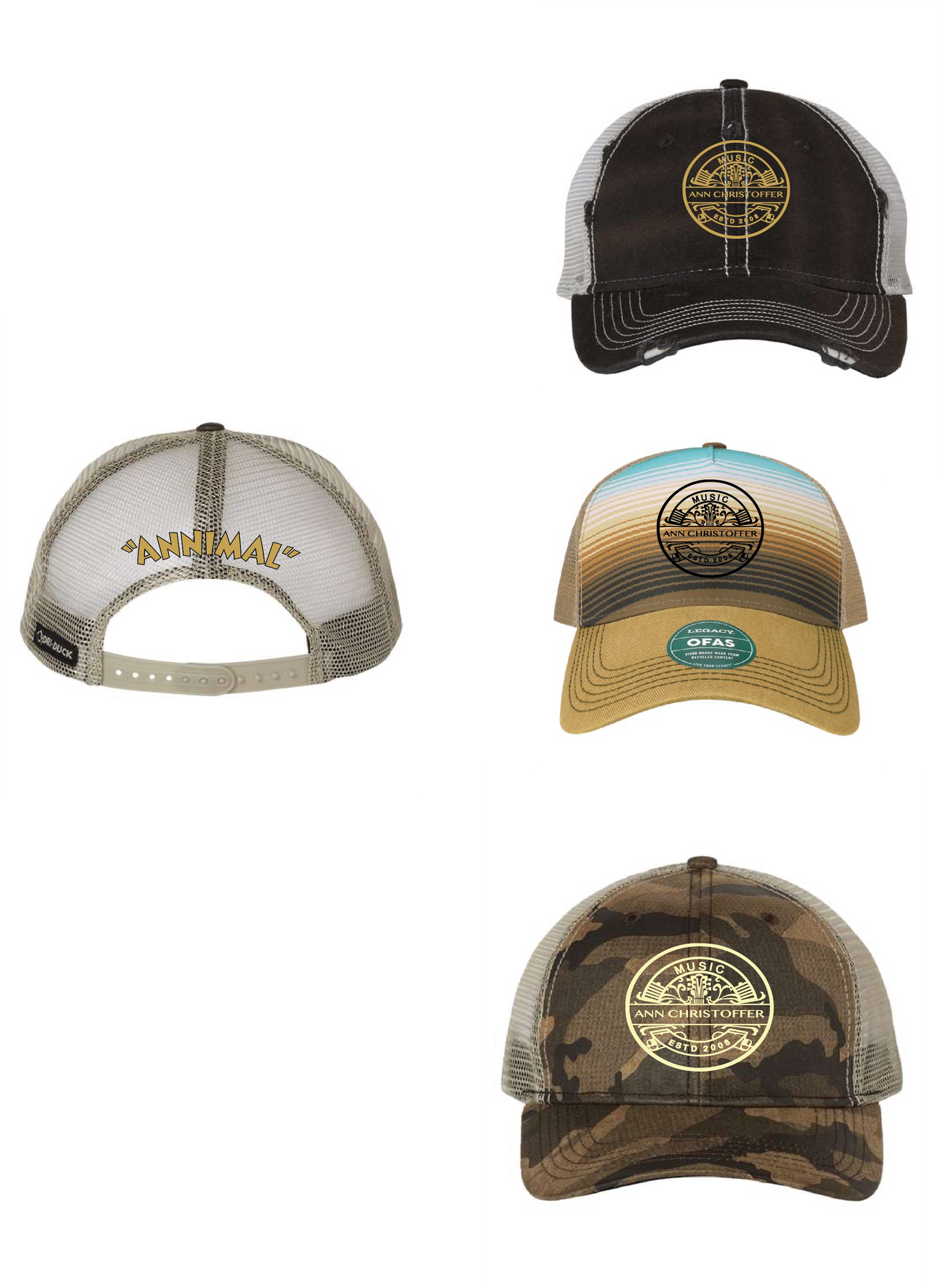 ANN CHRISTOFFER BASEBALL HATS 2026