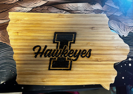 Wooden Iowa Signs