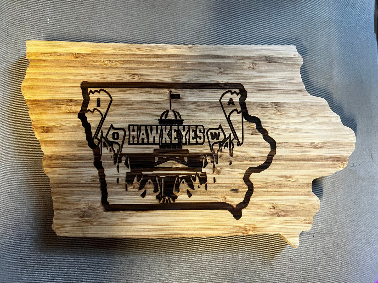 Wooden Iowa Signs