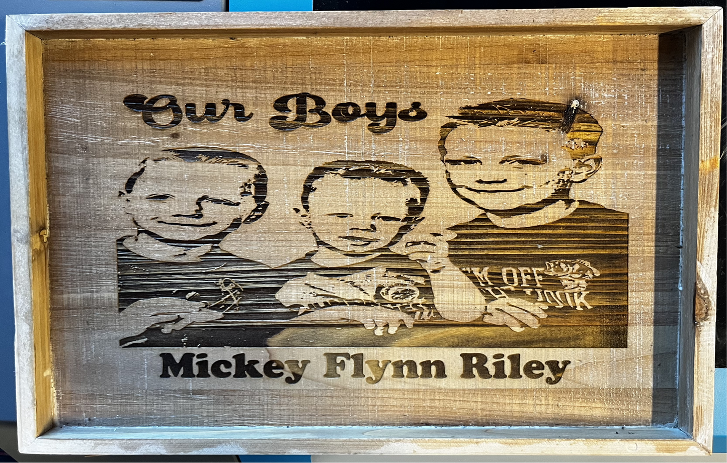 KIDS WOODEN FRAME 12 X 16