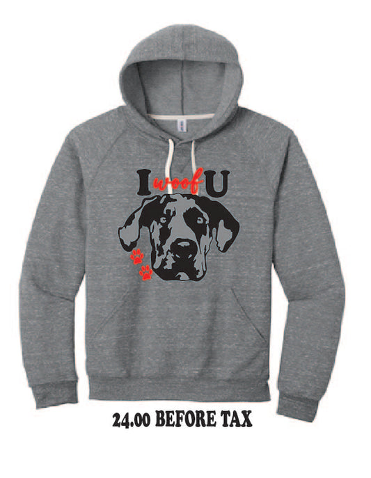 I WOOF YOU! - CUSTOM DOG